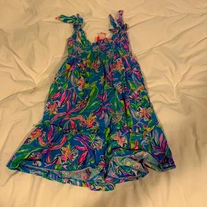 Lilly Pulitzer Kids Dress - Blue and Pink Floral